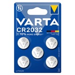 5 stuks Varta Lithium Knoopcellen CR 2032 3V